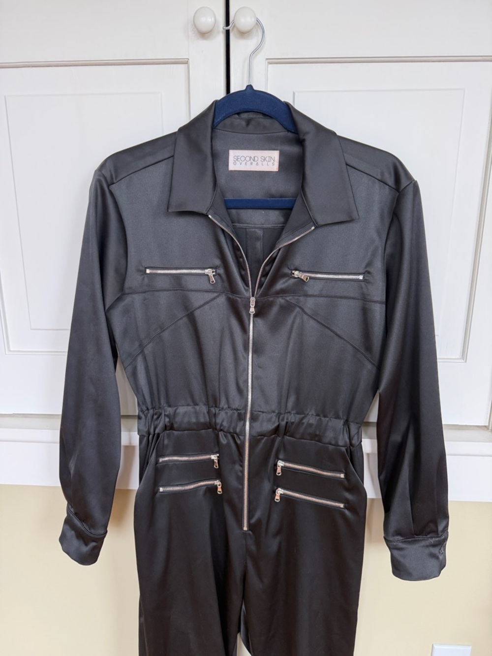WeWoreWhat Black Zip-Front Utility Jacket